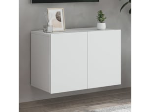 Meuble tv coloris blanc 60 cm <strong></strong>  <strong></strong>