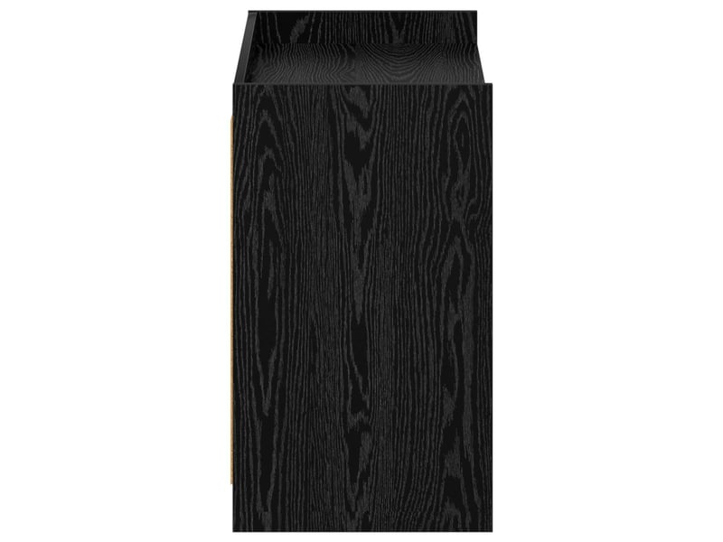  Meuble à chaussure, cabinet à chaussures avec stockage chêne noir 85x39,5x70 cm  - Conforama E