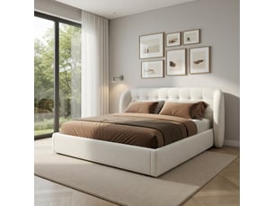 Lit banquette 90x200 cm coloris rose