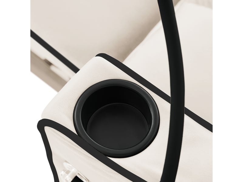  Canapé‑lit individuel 3‑en‑1 extensible 83 x 167 x 76 cm, fauteuil convertible avec porte‑gobelets et support pour téléphone Fay Lum - Conforama W