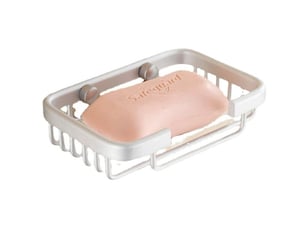 Crochet de salle de bain avec porte-savon et porte-savon mural en aluminium