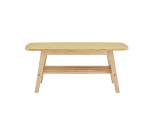 Table basse  coloris bois clair  evarich