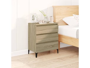 Buffet cuisine, meuble de rangement, commode chêne sonoma 60x35x70 cm bois d'ingénierie shl2680