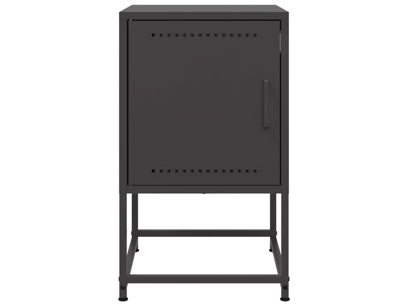  Table de chevet - cabinet de chevet - table de nuit noir 36x39x60,5 cm acier  - Conforama E