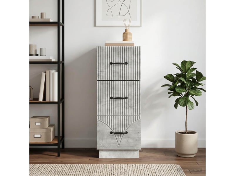 Armoire de rangement bureau, armoire à tiroirs 33 x 34.5 x 87 cm bois d'ingénierie shl6344 - Conforama D