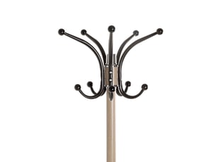 Porte-manteau design vinty 175cm naturel & noir