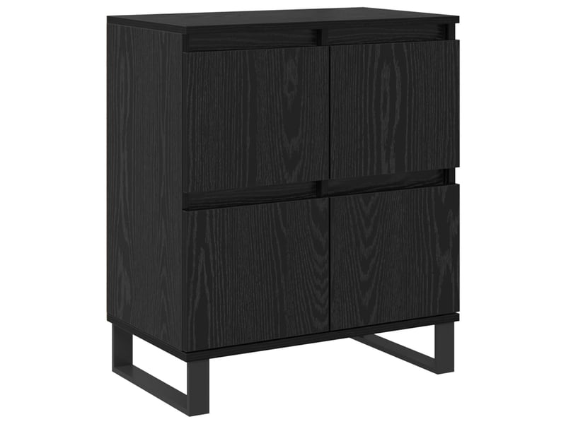  Buffet - bahut - meuble de rangement 2 pc chêne noir 60 x 35 x 70 cm  - Conforama E