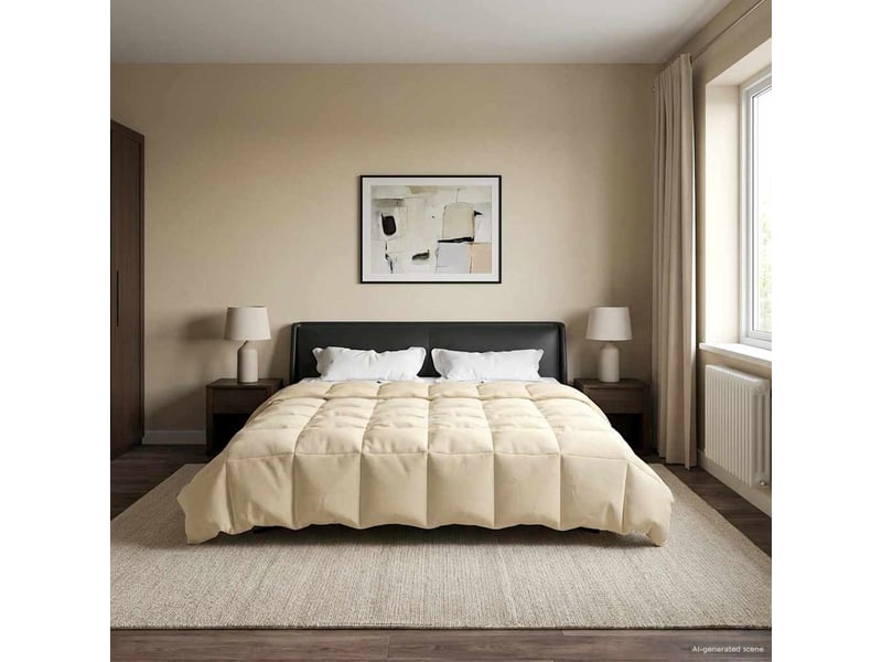  Couette - duvet d'été 200 x 200 cm été microfibre (100% polyester)  - Conforama B