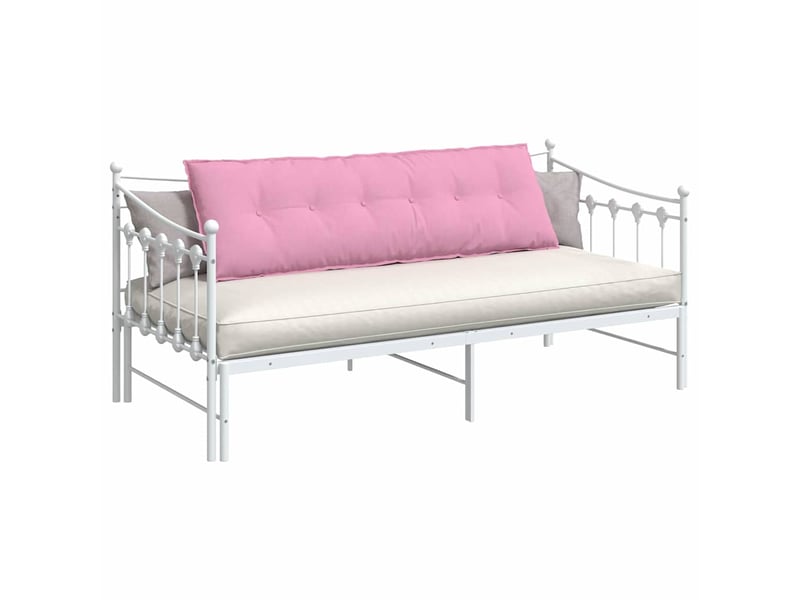  Coussin de dos, coussin de dossier rose 160 x 19 x 50 cm tissu cf54971  - Conforama C