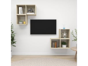 Meuble tv coloris beige <strong></strong> <strong></strong>