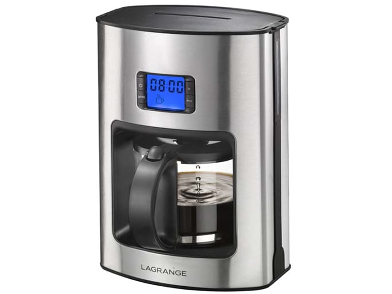  Lagrange - cafetière filtre programmable 12 tasses 1000w  529001 - naos 529001 - Conforama A