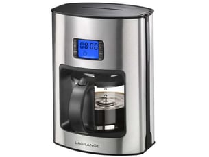Cafetière filtre programmable <strong>LAGRANGE</strong> 529001 - Inox