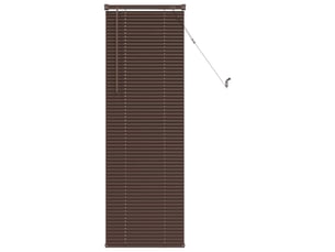 Store vénitien, store de fenêtre marron foncé avec motif 150 x 60 cm 25 mm pvc cf48032