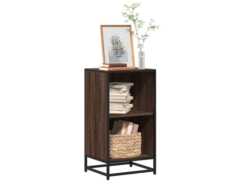  Bibliothèque, étagère de rangement chêne marron 40x35x76 cm bois d'ingénierie  - Conforama B