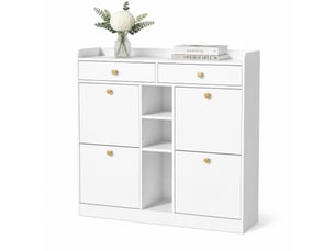Meuble à chaussures 8 paire(s)  OKMYHOME   coloris blanc