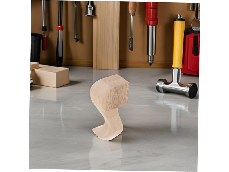  4 pièces sculptés pour table basse cabinet chevet canapé élégance européenne installation facile  - Conforama E
