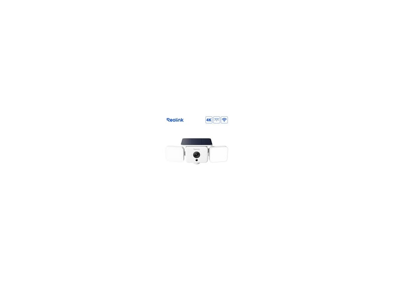  Caméra de sécurité solaire extérieure projecteur 2k blanc 8305986 - Conforama B