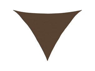 Voile d'ombrage - voile d'ombre - voile parasol 160 gm² marron 5x5x6 m pehd