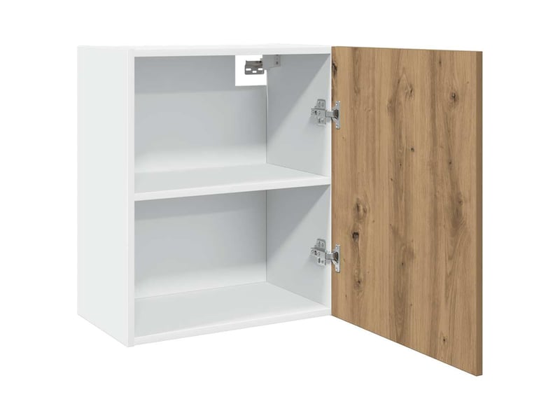 Meuble de rangement, armoires suspendues chêne artisanal 50x31x60cm bois d'ingénierie - Conforama E
