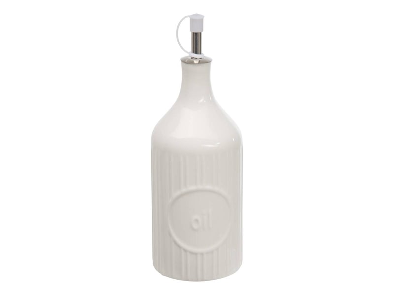 Bouteille condiment grès blanc 0,5l CERA - Conforama A