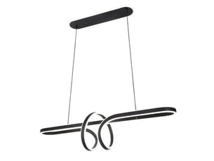 Fabrilamp nantes, suspension, moderne, led, 122 w, 9760 lm, 3000-4000-6000 k, noir, 35-108 x 98 x 25 cm