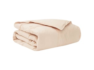 Couette - duvet d'été beige 135 x 220 cm 100% kapok naturel