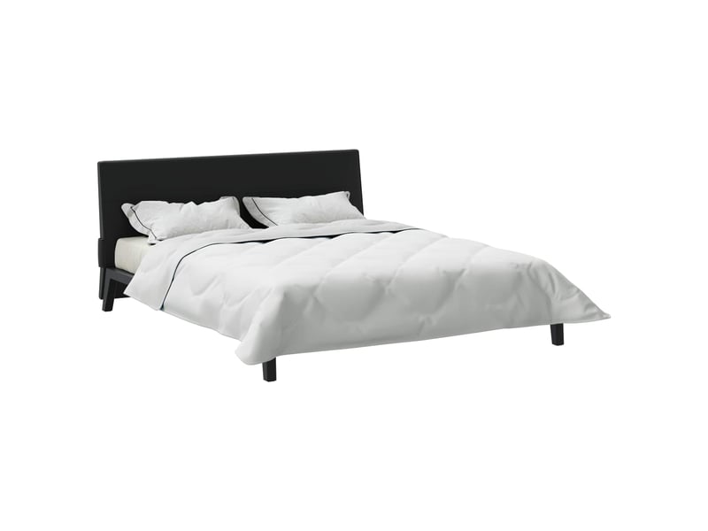  Duvet d'hiver - couette 240 x 222 x 5 cm hiver - couette polyester blanc respirant  - Conforama C