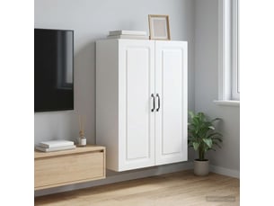 Armoire     <strong></strong> <strong></strong> coloris blanc largeur 66 cm