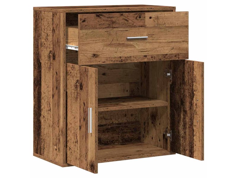 Buffet - bahut - meuble de rangement bois ancien 60 x 31 x 70 cm bois d'ingénierie - Conforama E