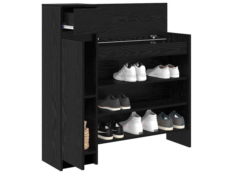  Banc à chaussures, meuble à chaussures 100,5x28x100 cm bois d'ingénierie shl6464  - Conforama C