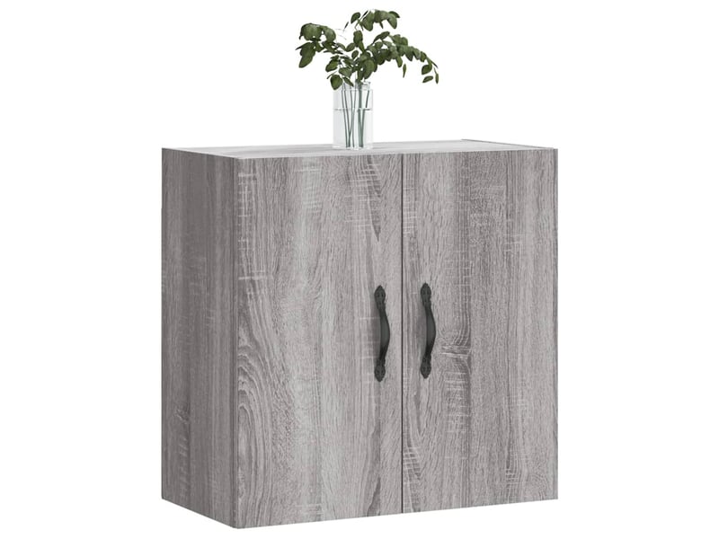 Armoire murale salon, meuble de rangement sonoma gris 60x31x60cm bois d'ingénierie shl6254  - Conforama C