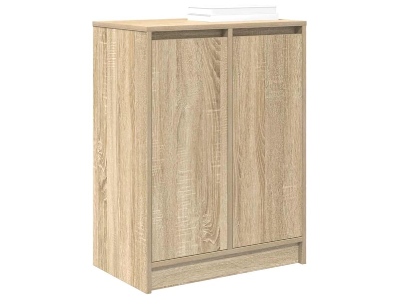  Meuble à chaussure, armoire à chaussures chêne sonoma 57x34x76 cm bois d'ingénierie  - Conforama D