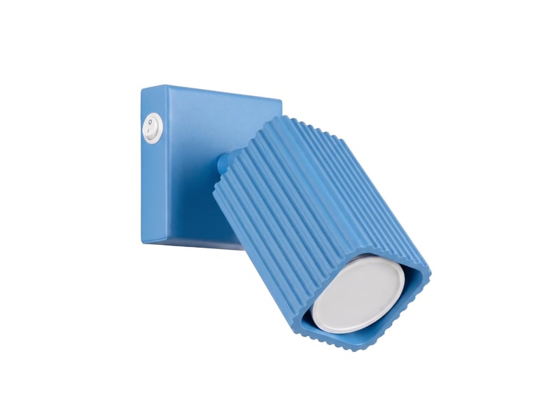  Applique rayo azur avec interrupteur aluminium moderne 16x8x16cm SL.3287 - Conforama A