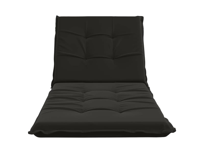 Coussin de transat, coussin pour bain de soleil gemert 100 % polyester noir 190 x 80 x 9 cm cf56175 - Conforama D