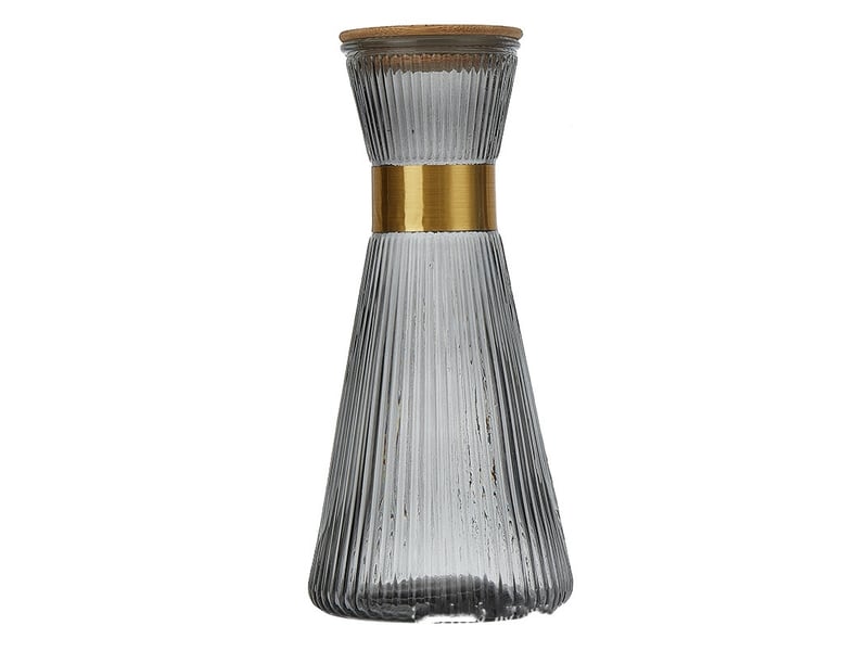  Carafe eau en verre pichet eau élégant pour les occasions spéciales avec 2 tasse  - Conforama A
