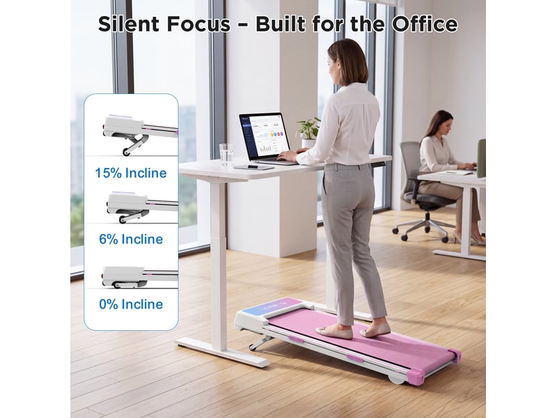  Tapis de marche avec inclinaison automatique 15 % homvra  - Conforama B