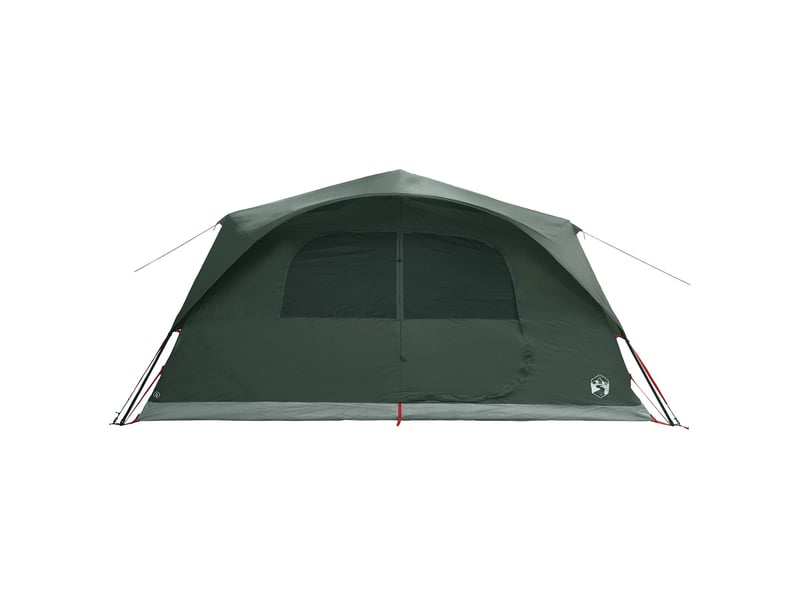 Tente instantanée, tente de camping 10 personne vert armée polyester et acier  - Conforama E