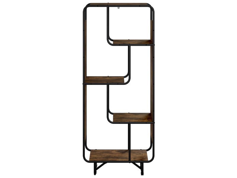  Buffet haut, buffet de rangement chêne fumé 60x37,5x144 cm bois d'ingénierie  - Conforama C