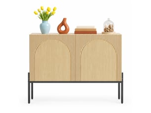 Buffet 2 porte(s)   LPOSPI  - 100 cm coloris naturel 