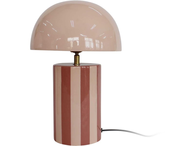  Lampe à poser en métal rayado rose  - Conforama A