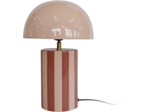 Lampe à poser en métal rayado rose