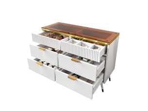 Buffet 6 tiroir(s) coloris multicolore