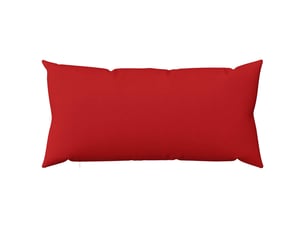 Lot de 6 housses de coussin heerlen rouge 40 x 80 cm tissu cf49722