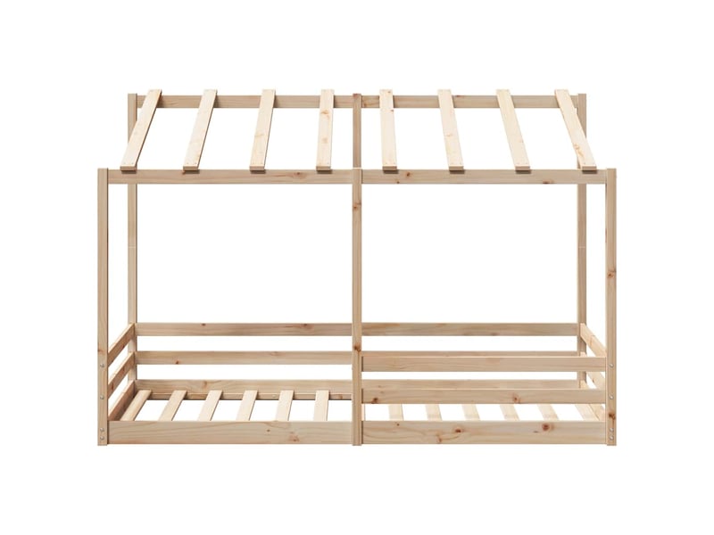  Lit pour enfants - lit jeune sans matelas blanc 80x200 cm bois pin massif  - Conforama D
