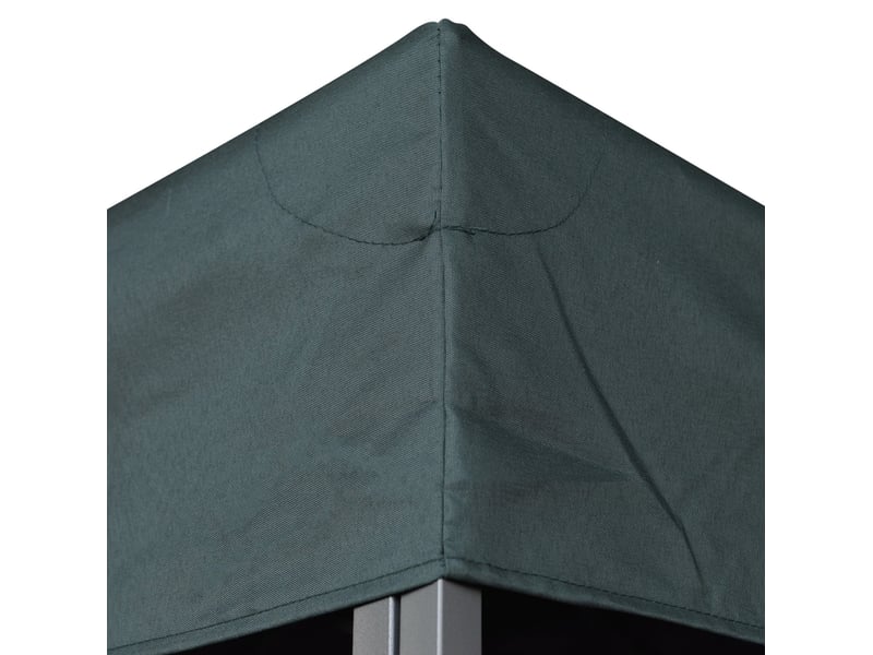 Toile de rechange pour pavillon 3x3 m – gris anthracite – polyester déperlant, double niveau - Conforama D
