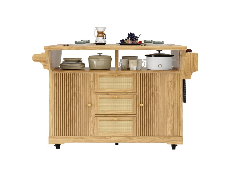  Desserte de cuisine, 142,5x80x95 cm, bicolore, poids 50 kg cao-N620CC260518N-conf-NEW - Conforama A