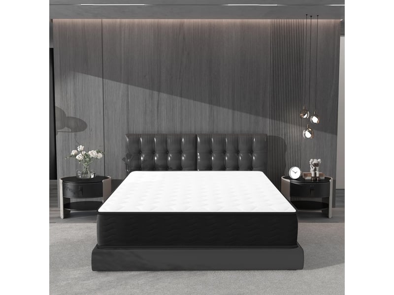 Matelas 90x190 cm à ressort - matelas 1 place épaisseur 20cm - matelas à ressort avec mousse - zones de confort adaptative IZTOSS - Conforama C