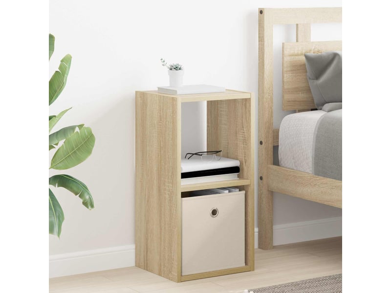  Table de chevet avec tiroir chêne sonoma 30,5 x 27 x 59,5 cm  - Conforama B