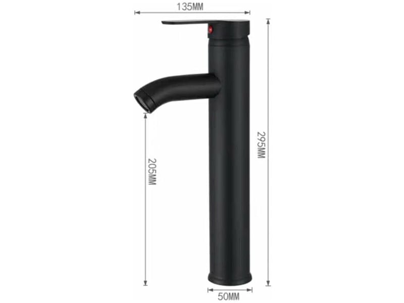  Robinet de salle de bain robinet de lavabo noir robinet de haute qualité robinet de salle de bain résistant à l'usure adapté au diamètre intérieur 32m QWE000816 - Conforama D