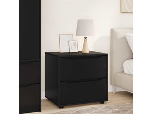 Commode 1 tiroir(s)    <strong></strong> <strong></strong> coloris noir largeur 60 cm